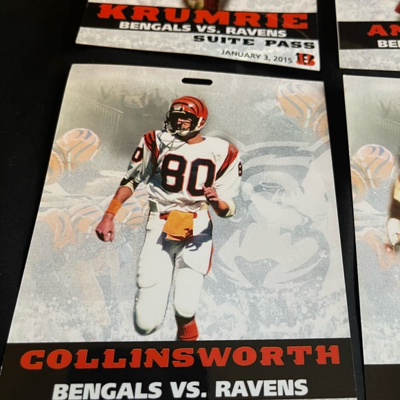 Collection of CINCINNATI BENGALS (SUITE PASSES! Memorabilia!! BENGALS HISTORY - Picture 5 of 9